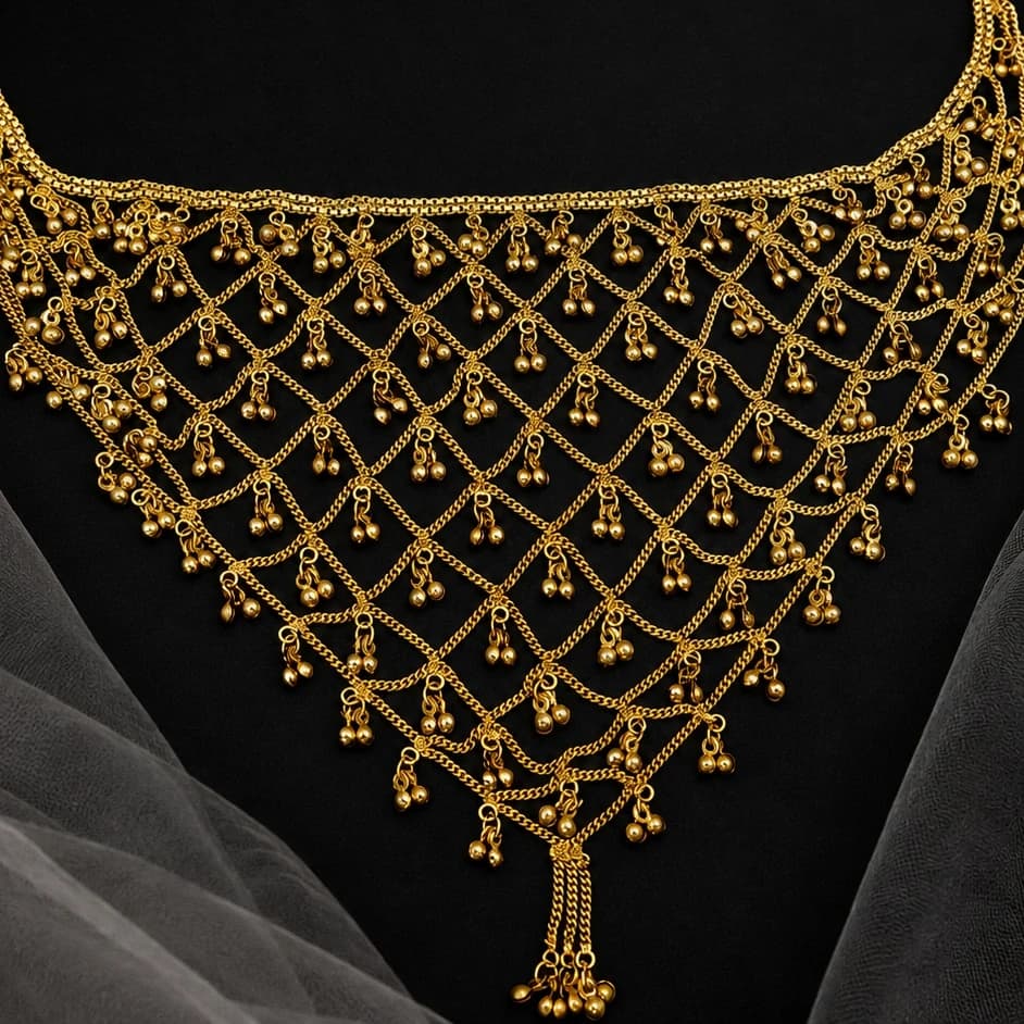 Sunehri Jaal Motif Necklace - photo 2