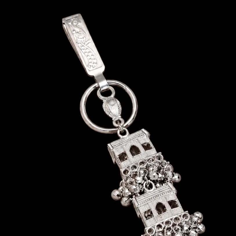 Heritage Cascade Charm Silver Keychain - photo 4
