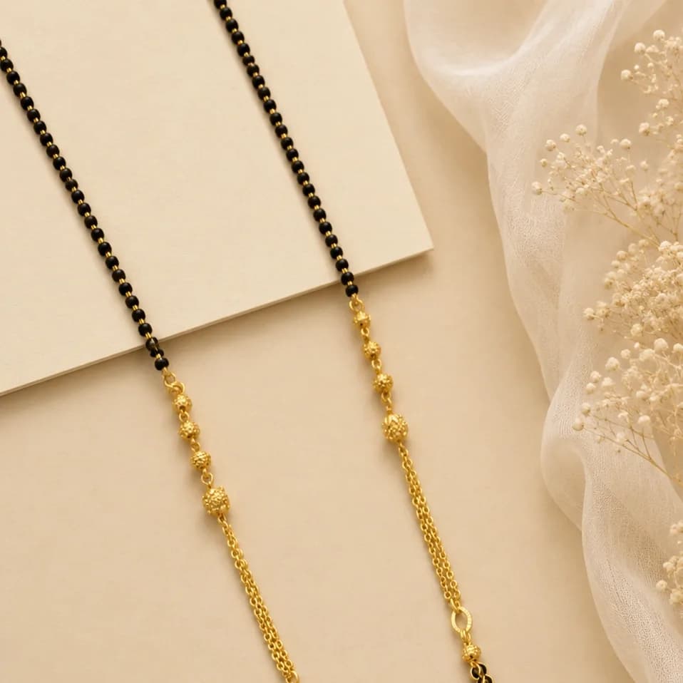 Royal Pink Charm Mangalsutra - photo 2